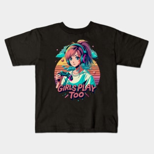 GIRLS PLAY TOO Kids T-Shirt